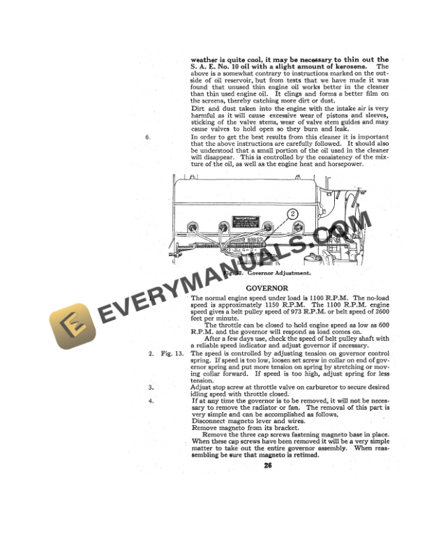 Case Model C Tractor Operator Manual 5220 PDF 5 Case Model C Tractor Operator Manual 5220 PDF - Image 3