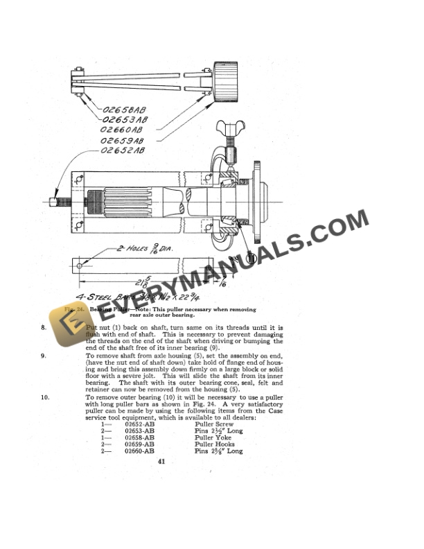 Case Model C Tractor Operator Manual 5220 PDF 6 Case Model C Tractor Operator Manual 5220 PDF - Image 4