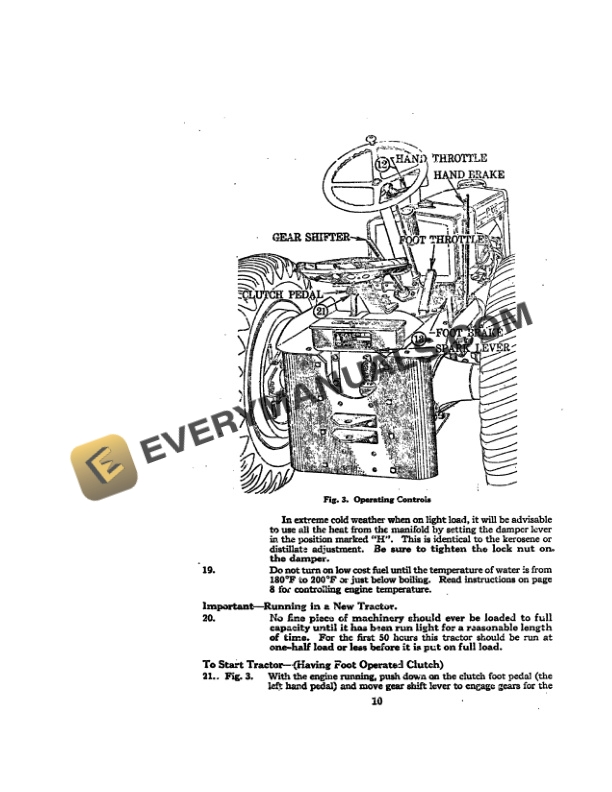 Case Model CI Industrial Tractor Operator Manual 5234 PDF 4 Case Model CI Industrial Tractor Operator Manual 5234 PDF - Image 2