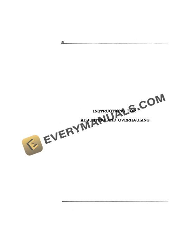 Case Model I-14 Tractor Instruction Book INT-5189A-3