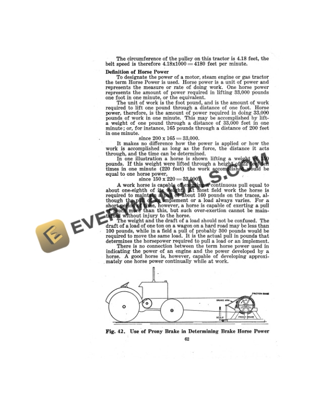 Case Model K 18-32 Tractor Operator Manual 5205-5