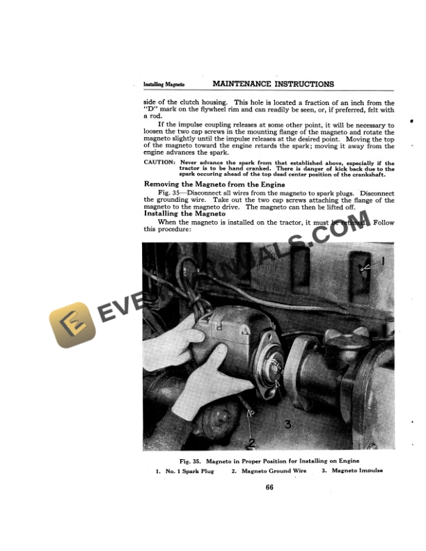 Case Model SI Air Craft Carrier Tractor Operator Instruction Book 5602-4
