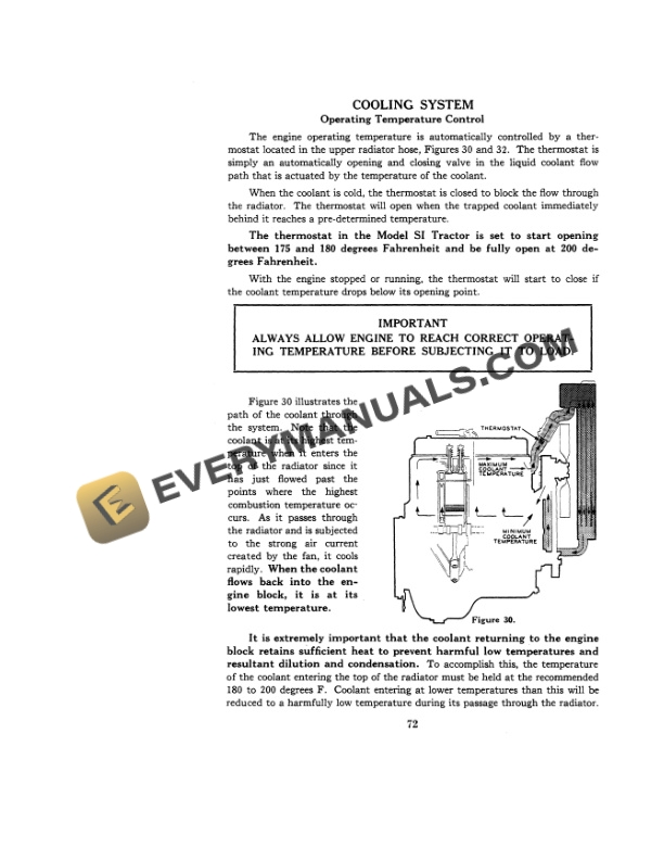 Case Model SI Industrial Tractor Operator Manual 5669-4