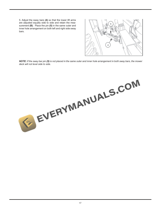 Case MW166S Mid Mount, Side Discharge Mower Deck Operator Manual 47726369 PDF 5 Case MW166S Mid Mount, Side Discharge Mower Deck Operator Manual 47726369 PDF - Image 3