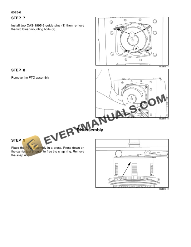 Case MX and Magnum 215, 245, 275, 305 Series Tractor Repair Manual 87710919-2