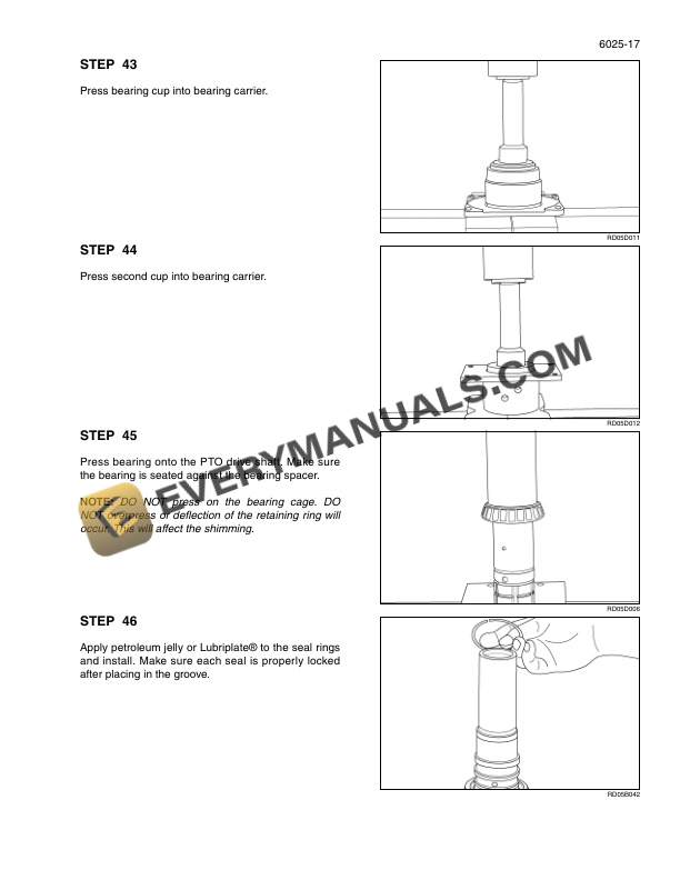 Case MX and Magnum 215, 245, 275, 305 Series Tractor Repair Manual 87710919-3