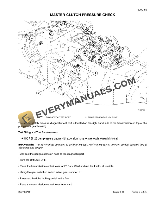 Case MX Magnum Service Manual 7-85709B-2