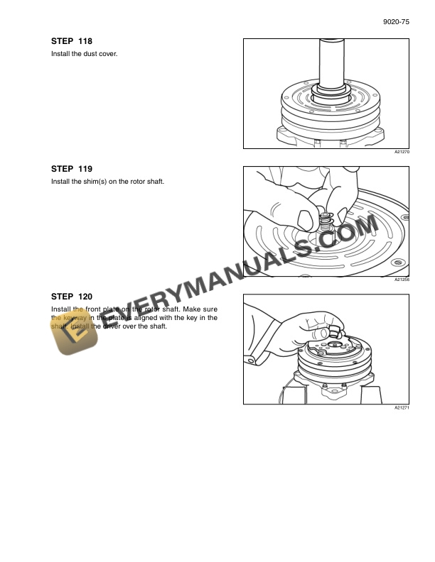 Case MX Series Magnum Tractors MX215, MX245, MX275, MX305 Repair Manual 87525617-5