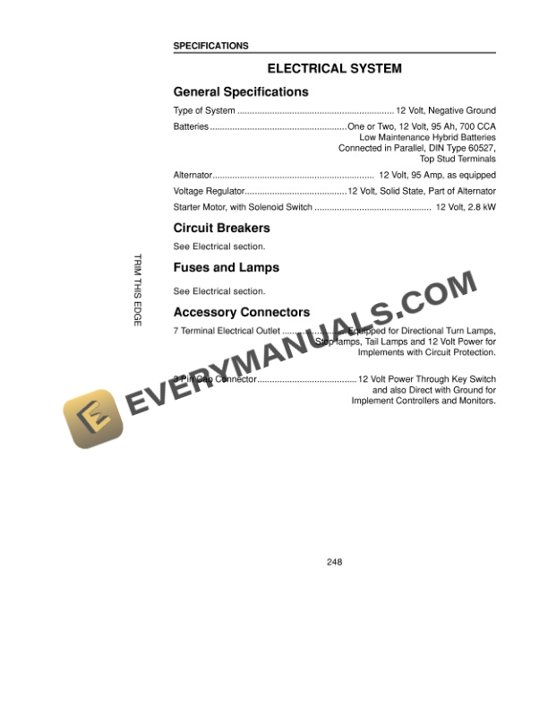 Case MX80C, MX90C, MX100C Tractor Operator Manual 9-80591 PDF 7 Case MX80C, MX90C, MX100C Tractor Operator Manual 9-80591 PDF - Image 5