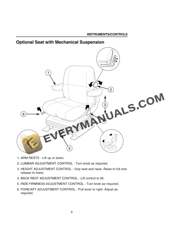 Case MX80C, MX90C, MX100C Tractor Operator Manual 9-80591 S1-4