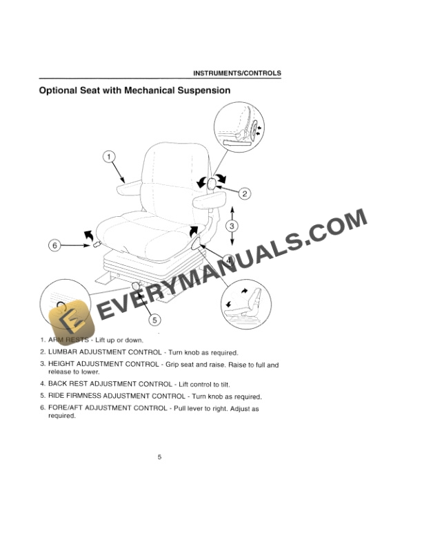 Case MX80C, MX90C, MX100C Tractor Operator Manual 9-80591 S2-3