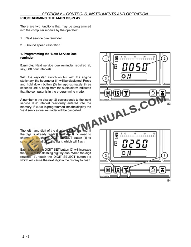 Case MXM120, MXM130, MXM140, MXM155, MXM175, MXM190 Tractor Operator Manual 82998430-2