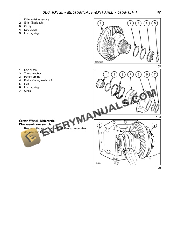 Case MXU 100, MXU 110, MXU 115, MXU 125, MXU 135 Maxxum Tractor Repair Manual 87659932-4