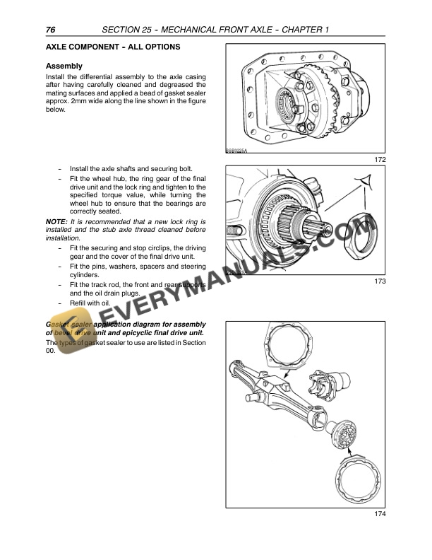 Case MXU 100, MXU 110, MXU 115, MXU 125, MXU 135 Maxxum Tractor Repair Manual 87659932-5