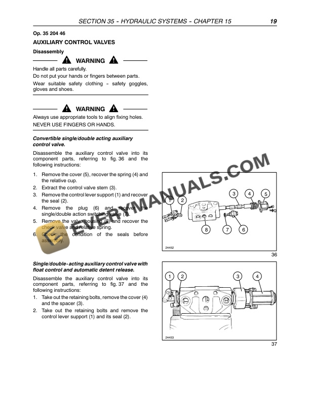 Case MXU100, MXU110, MXU115, MXU125, MXU135 Tractor Repair Manual 87520744-5