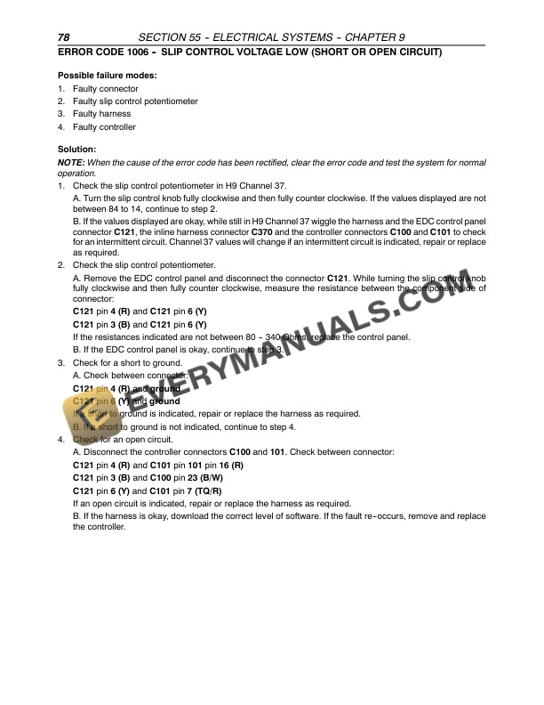 Case MXU100, MXU110, MXU115, MXU125, MXU135 Tractor Repair Manual 87520749-3