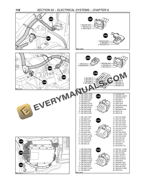 Case MXU100, MXU110, MXU115, MXU125, MXU135 Tractor Repair Manual 87520749-4
