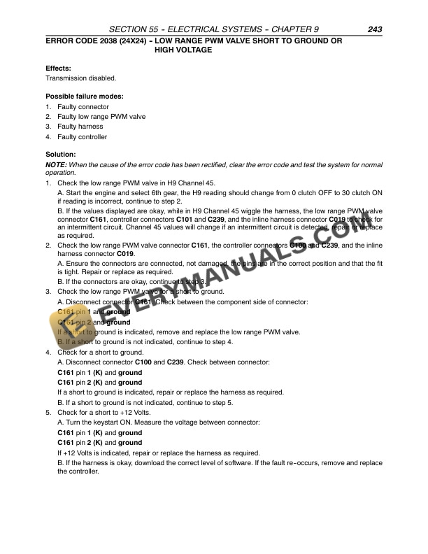Case MXU100, MXU110, MXU115, MXU125, MXU135 Tractor Repair Manual 87520750-2