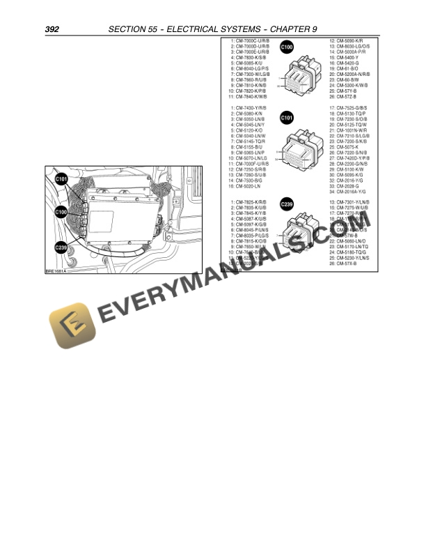 Case MXU100, MXU110, MXU115, MXU125, MXU135 Tractor Repair Manual 87520750-5