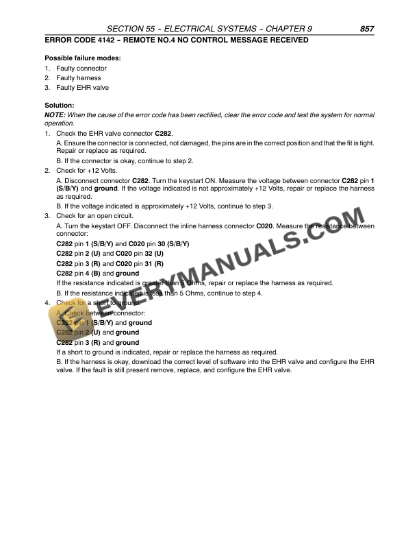 Case MXU100, MXU110, MXU115, MXU125, MXU135 Tractor Repair Manual 87520752-3