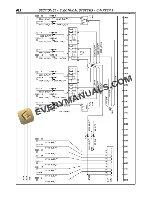 Case MXU100, MXU110, MXU115, MXU125, MXU135 Tractor Repair Manual 87520752-4