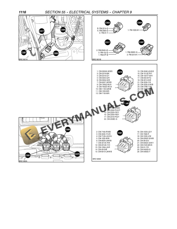Case MXU100, MXU110, MXU115, MXU125, MXU135 Tractor Repair Manual 87520753-4