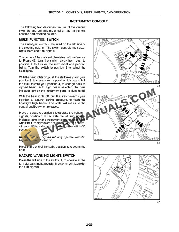 Case MXU115, MXU130 Tractor Operator Manual 82999218-2