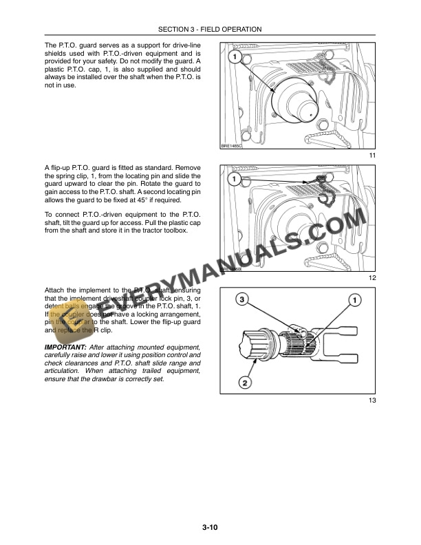 Case MXU115, MXU130 Tractor Operator Manual 82999218-3