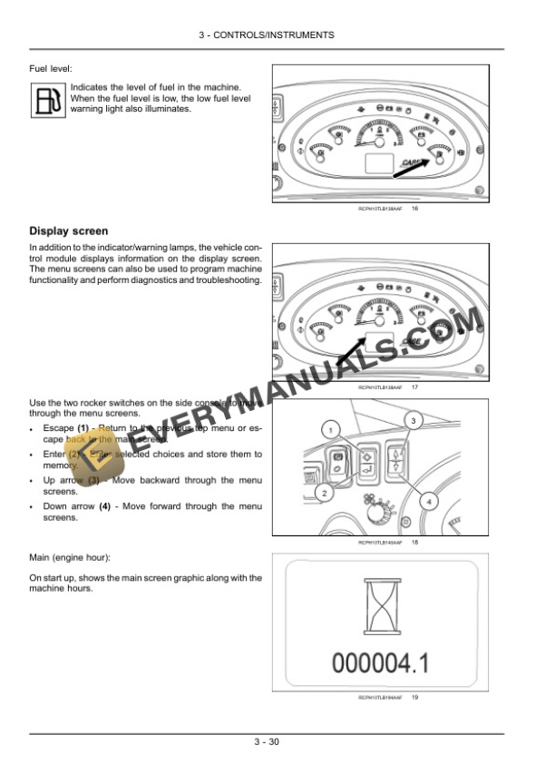 Case N Series Loader Backhoe Console Controls and VCM Service Training-5