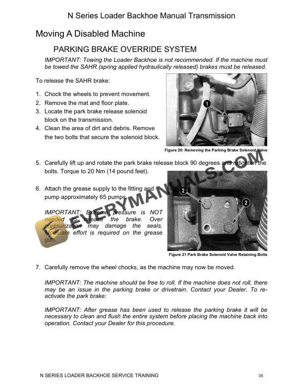 Case N Series Loader Backhoe Manual Transmission Service Training-5