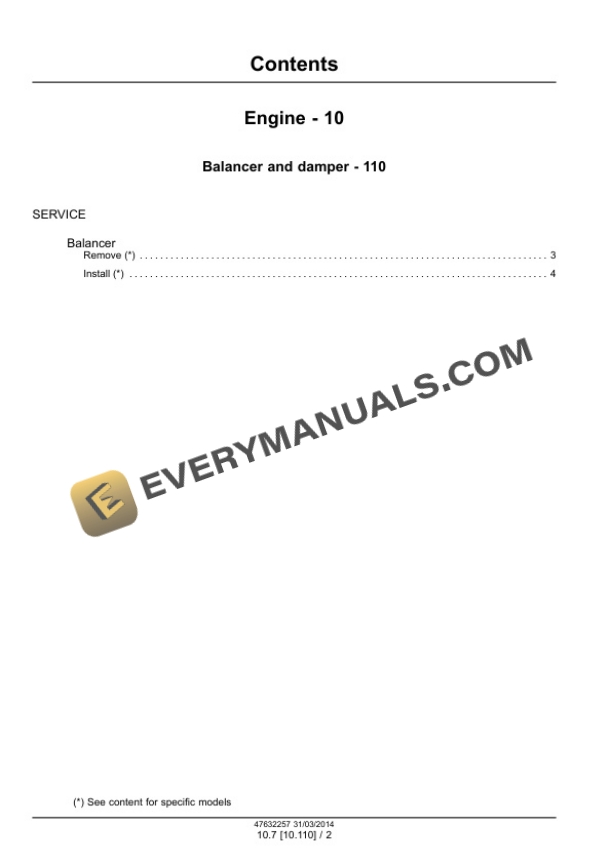 Case N843H, N843L, N843, N844LT, N844L, N844T, N844 ISM Tier 3 Engine Service Manual 47632257 PDF 5 Case N843H, N843L, N843, N844LT, N844L, N844T, N844 ISM Tier 3 Engine Service Manual 47632257 PDF - Image 3