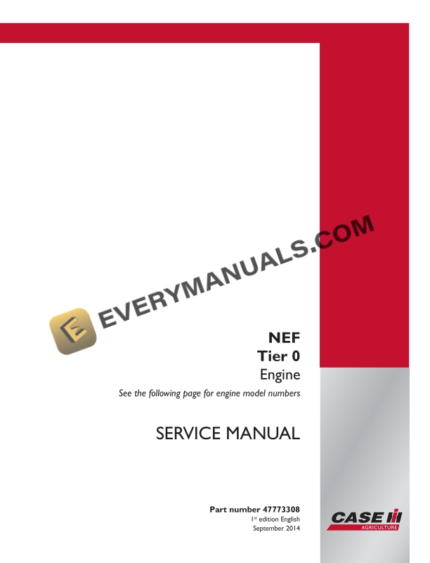 case nef tier 0 engine service manual 47773308 1
