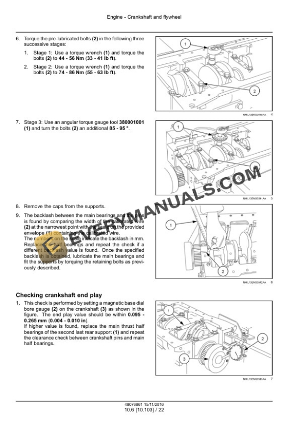 Case NEF Tier 4A (Interim) and Stage IIIB Engine Service Manual 48076861-3
