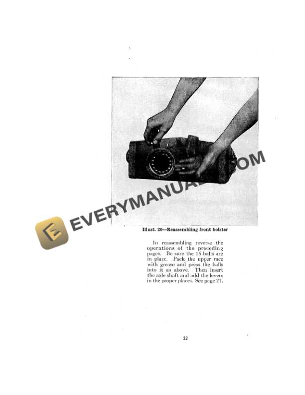 Case Overhauling McCormick-Deering Farmall Tractor Operator Manual A-120-S PDF 4 Case Overhauling McCormick-Deering Farmall Tractor Operator Manual A-120-S PDF - Image 2