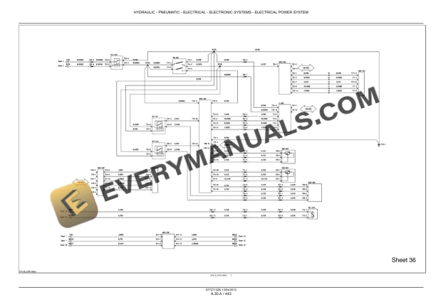 Case Puma 115, 125, 140, 155 Tractor with, without Multicontroller Service Manual 84410744-3
