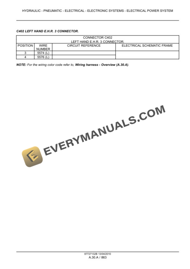 Case Puma 115, 125, 140, 155 Tractor with, without Multicontroller Service Manual 84410745-4