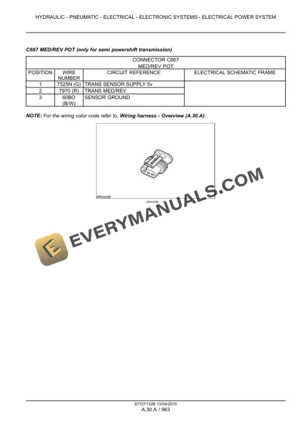 Case Puma 115, 125, 140, 155 Tractor with, without Multicontroller Service Manual 84410745-5