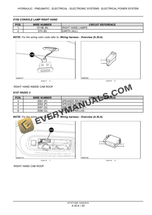 Case Puma 115, 125, 140, 155 Tractor with, without Multicontroller Service Manual 84410746-2