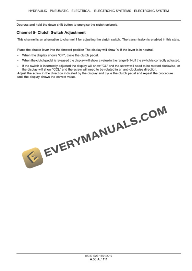 Case Puma 115, 125, 140, 155 Tractor with, without Multicontroller Service Manual 84410747-2