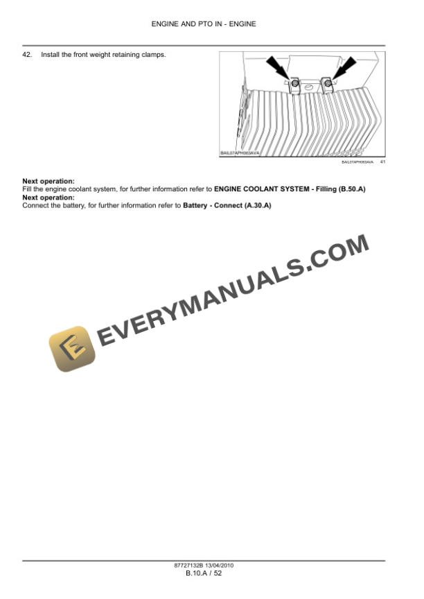 Case Puma 115, 125, 140, 155 Tractor with, without Multicontroller Service Manual 84410748-2