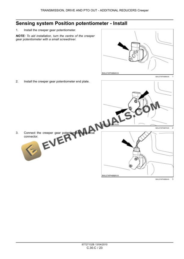Case Puma 115, 125, 140, 155 Tractor with, without Multicontroller Service Manual 84410749-3