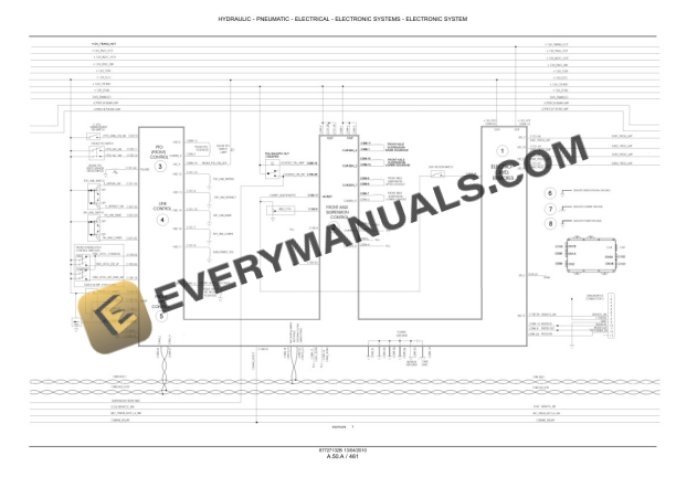 Case Puma 115, 125, 140, 155 Tractor with, without Multicontroller Service Manual 87727132BNA-4