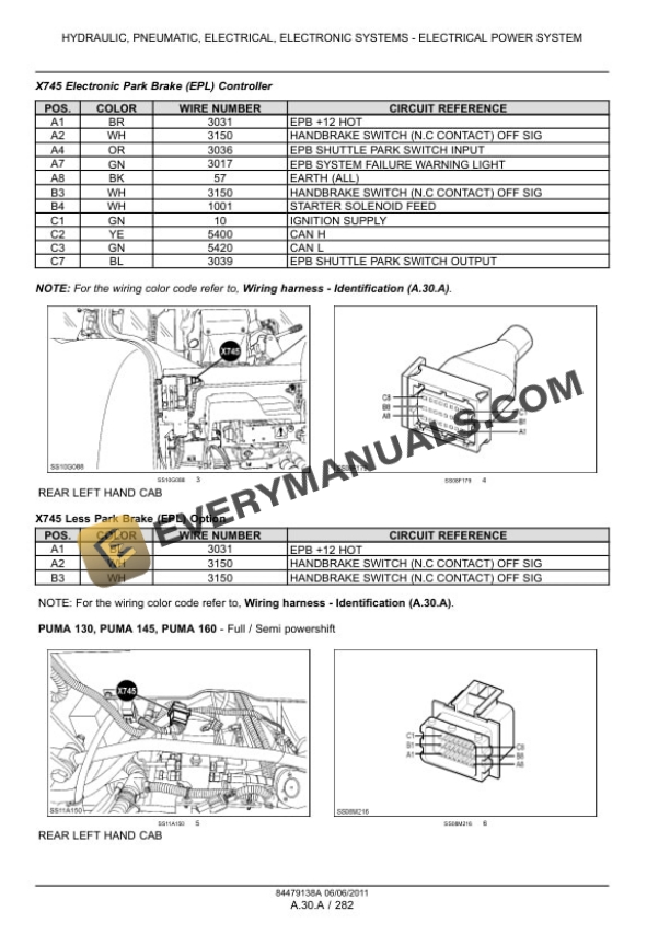 Case Puma 130, 130 CVT, 145, 145 CVT, 160, 160 CVT Tier 4 Tractor Service Manual 84479138A-2