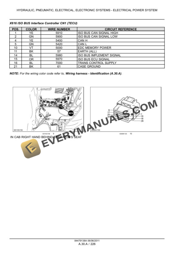 Case Puma 130, 130 CVT, 145, 145 CVT, 160, 160 CVT Tier 4 Tractor Service Manual 84548750-3
