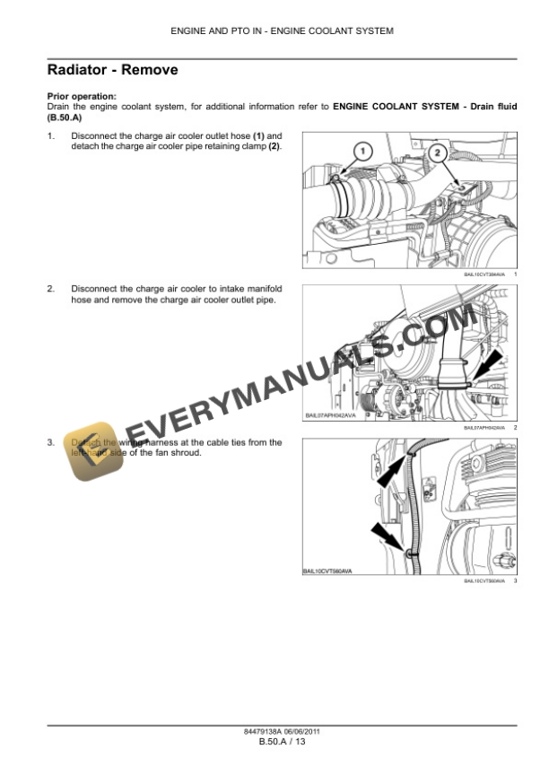 Case Puma 130, 130 CVT, 145, 145 CVT, 160, 160 CVT Tier 4 Tractor Service Manual 84548752-5