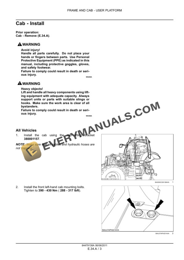 Case Puma 130, 130 CVT, 145, 145 CVT, 160, 160 CVT Tier 4 Tractor Service Manual 84548755 PDF 4 Case Puma 130, 130 CVT, 145, 145 CVT, 160, 160 CVT Tier 4 Tractor Service Manual 84548755 PDF - Image 2