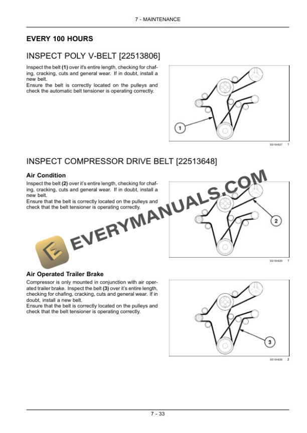 Case Puma 130, 145, 160 Tractor Operator Manual 84479512-5