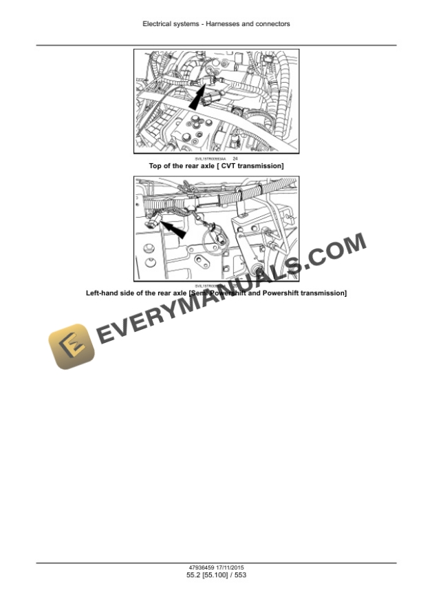 Case Puma 150, 165, 150 CVT, 165 CVT Tier 4B (Final) Tractor Service Manual 47975059-4