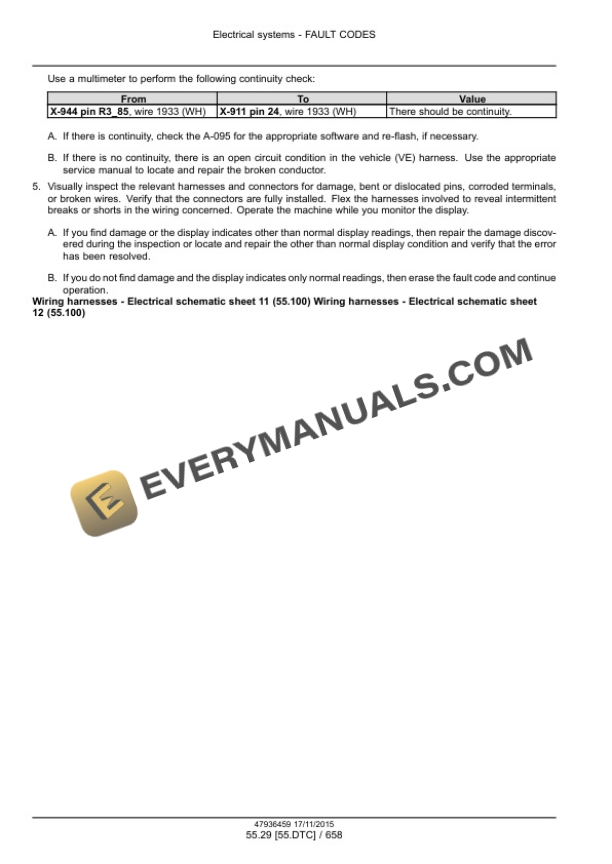 Case Puma 150, 165, 150 CVT, 165 CVT Tier 4B (Final) Tractor Service Manual 47975064-5