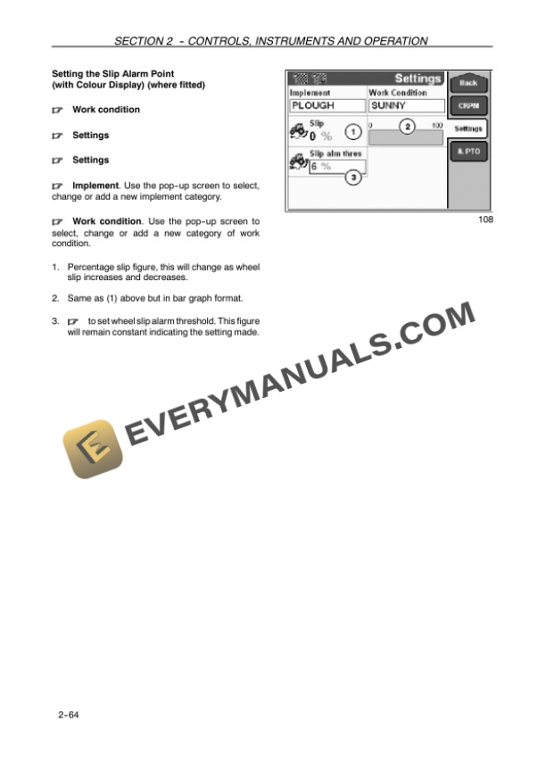 Case Puma 165, 180, 195, 210 Tractor Operator Manual 84239782-2